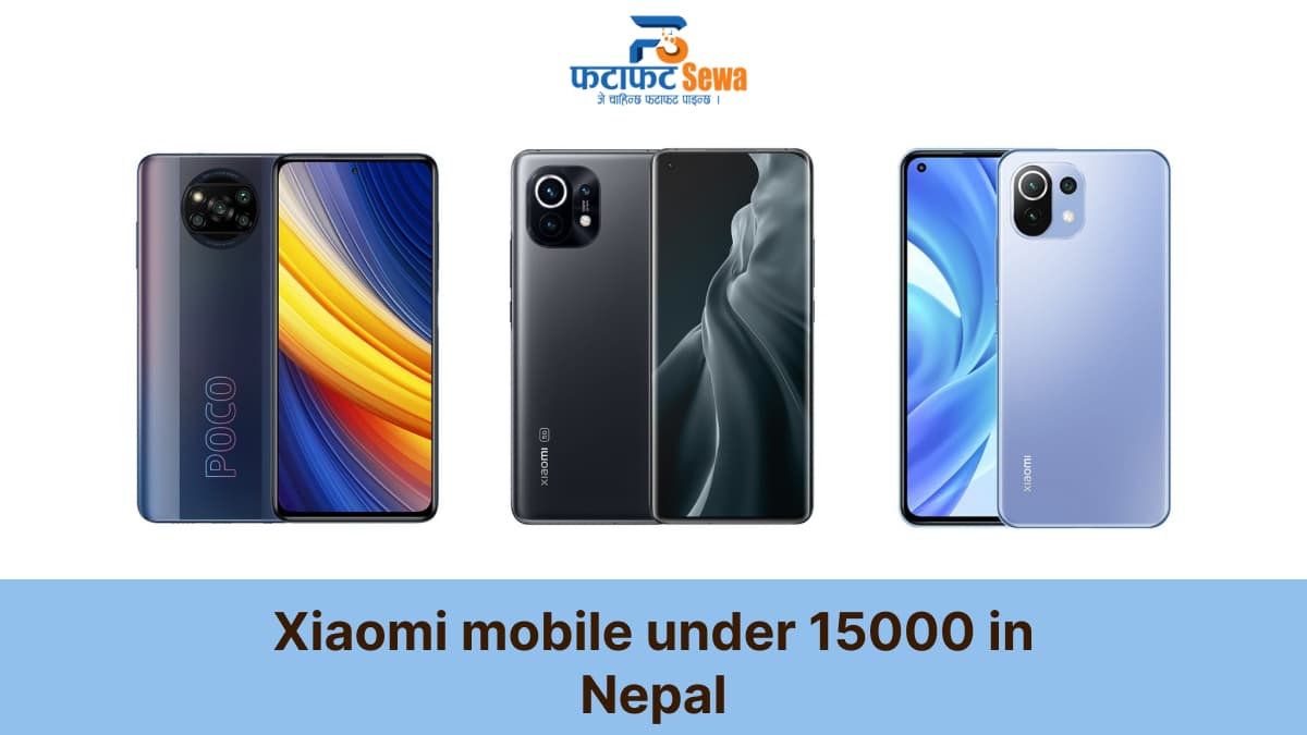 Xiaomi mobile under 15000 in Nepal (2025)