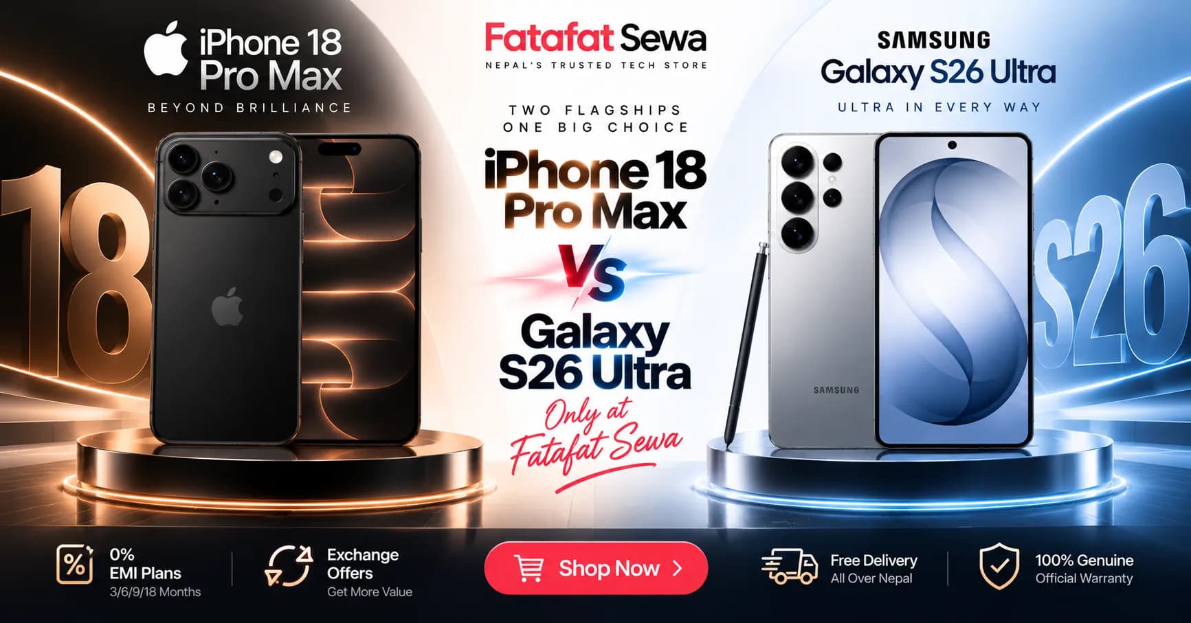 iPhone 18 Pro Max vs Galaxy S26 Ultra: Price & Comparison