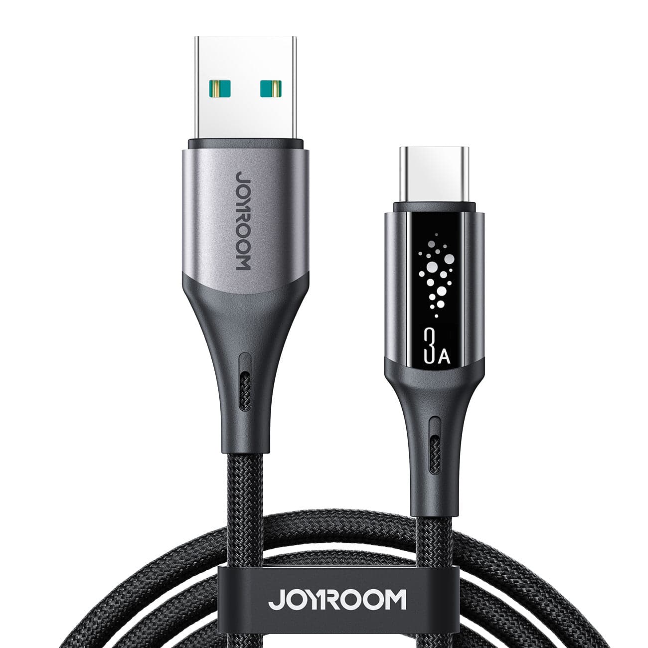 S-A60 100W/30W/3A CC/CL/Type c/Lightning Fast Charging Data Cable 1.2m-Black