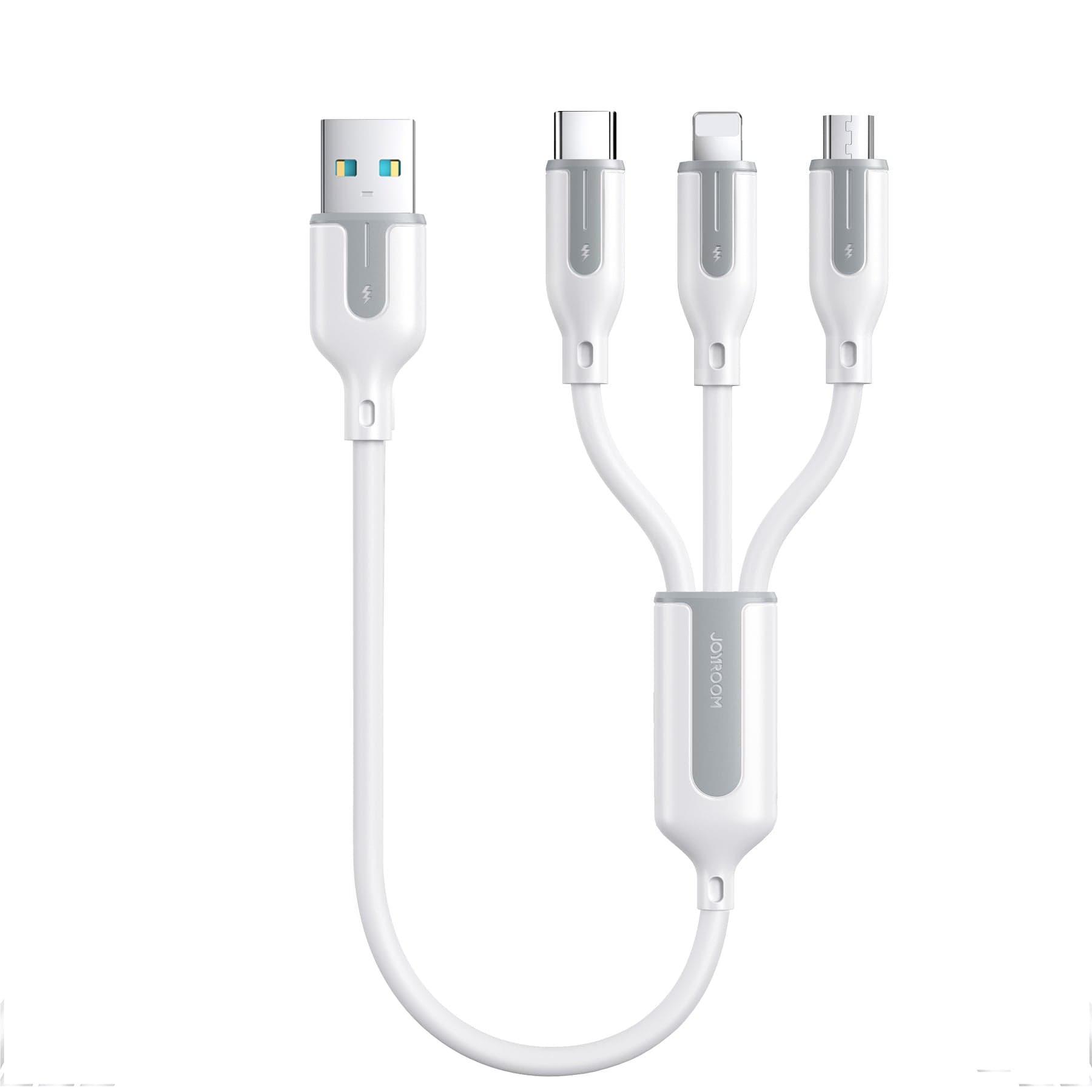 S-1T3018A15 3.5A 3.5A  Lightning+Type-C+Micro 3-in-1 Charging Cable 0.3M/1.2M/2M