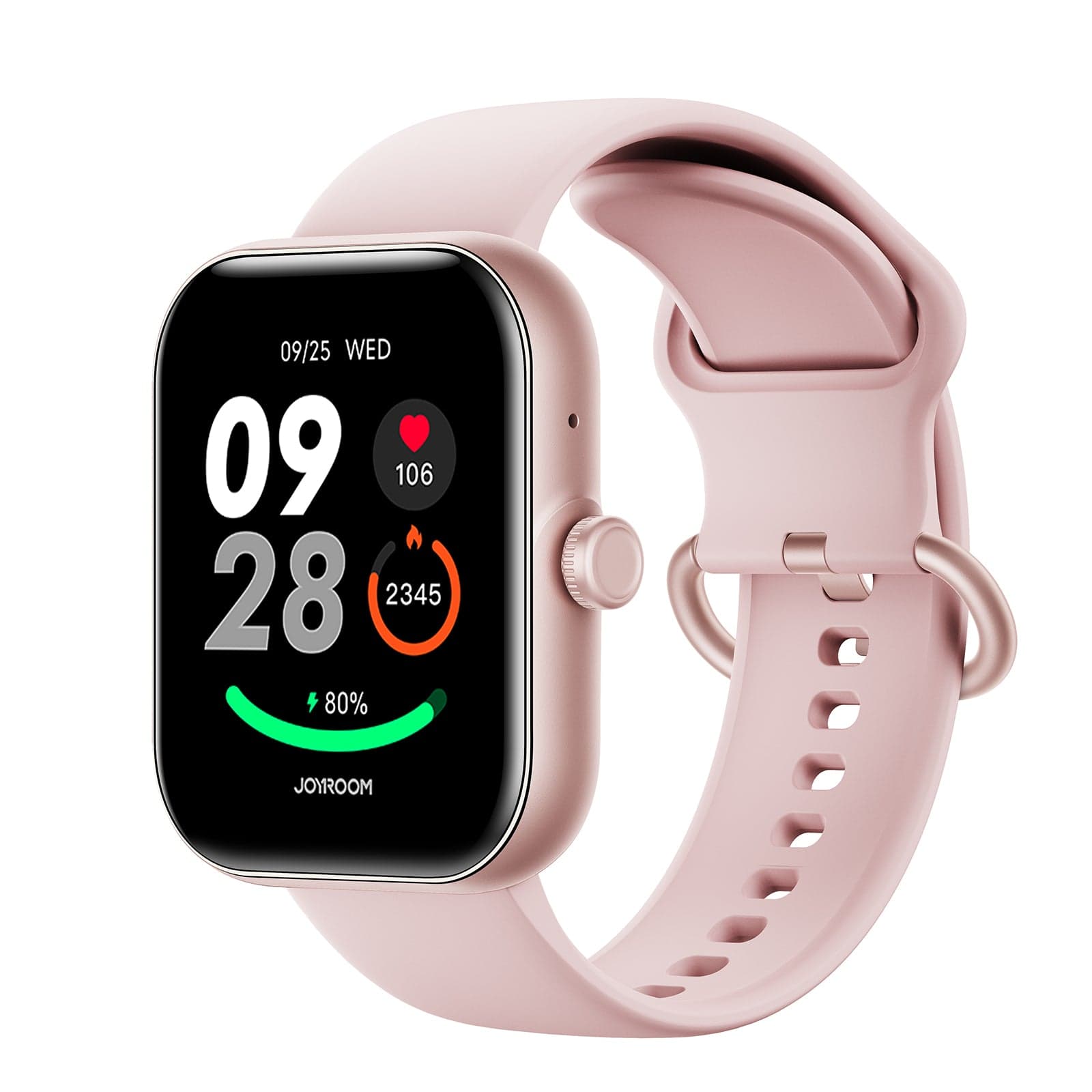 Joyroom JR-FT5 PLUS Smart Watch (Answer/Make Call)black/Rose gold