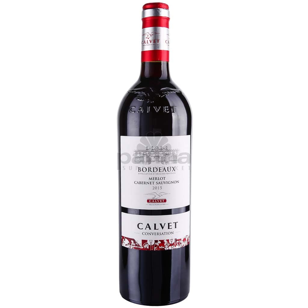 Calvet Bordeaux Merlot Cabernet Sauvignon 750ML