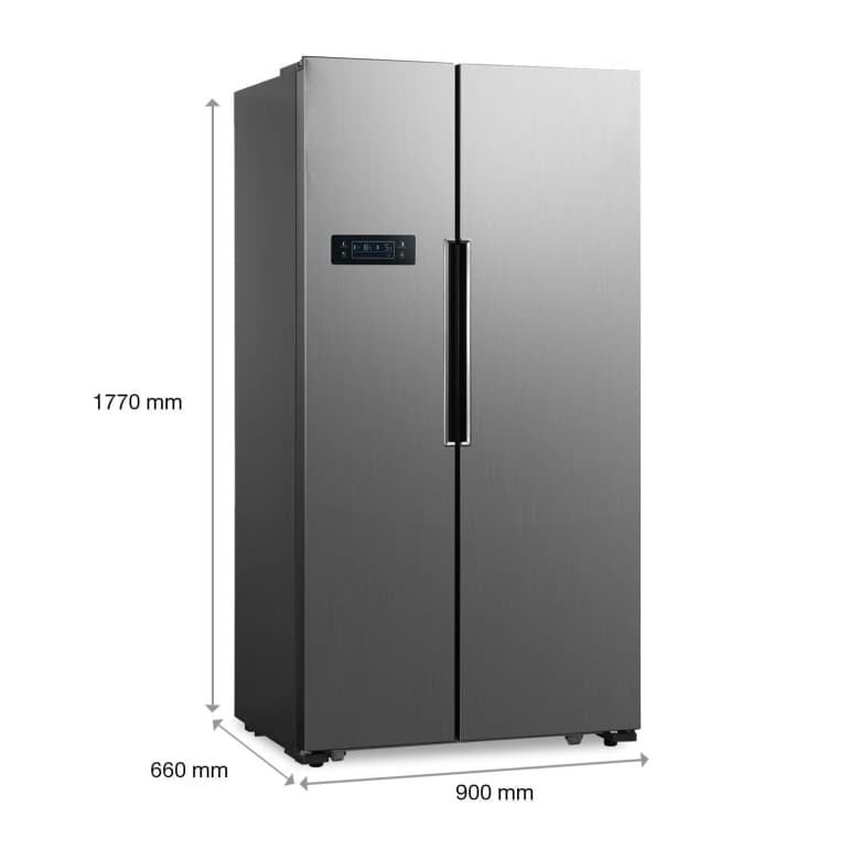 Whirlpool  W Series 537L Side By Side Frost Free Refrigerator WS SBS 570 STEEL (SH)
