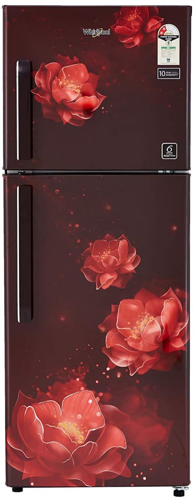 Whirlpool 265 L 2 Star Frost-Free Double Door Refrigerator (NEO 278H PRM WINE ABYSS (2S)-N, Wine)
