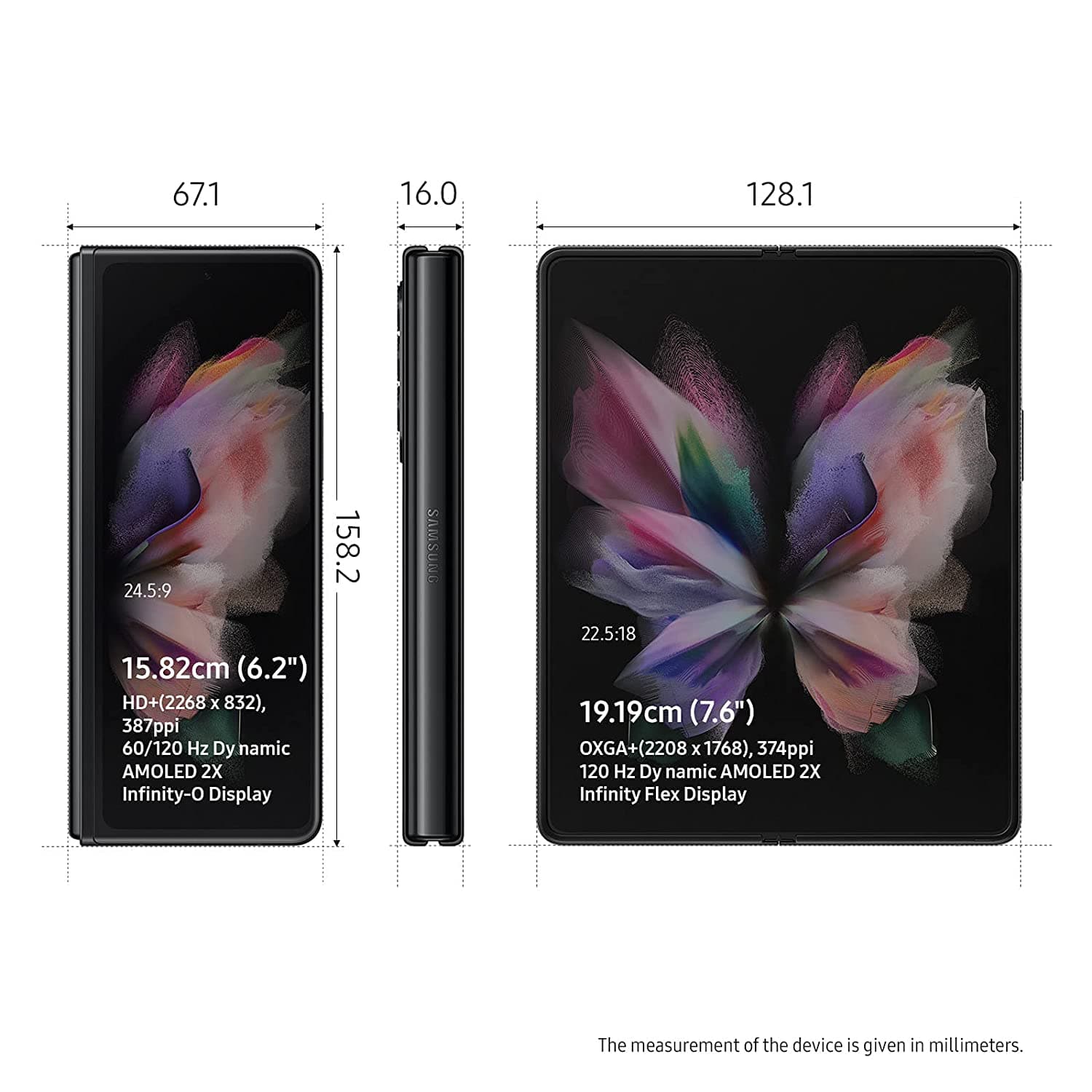 Samsung Galaxy Z Fold 3 12GB RAM 256 STORAGE 10