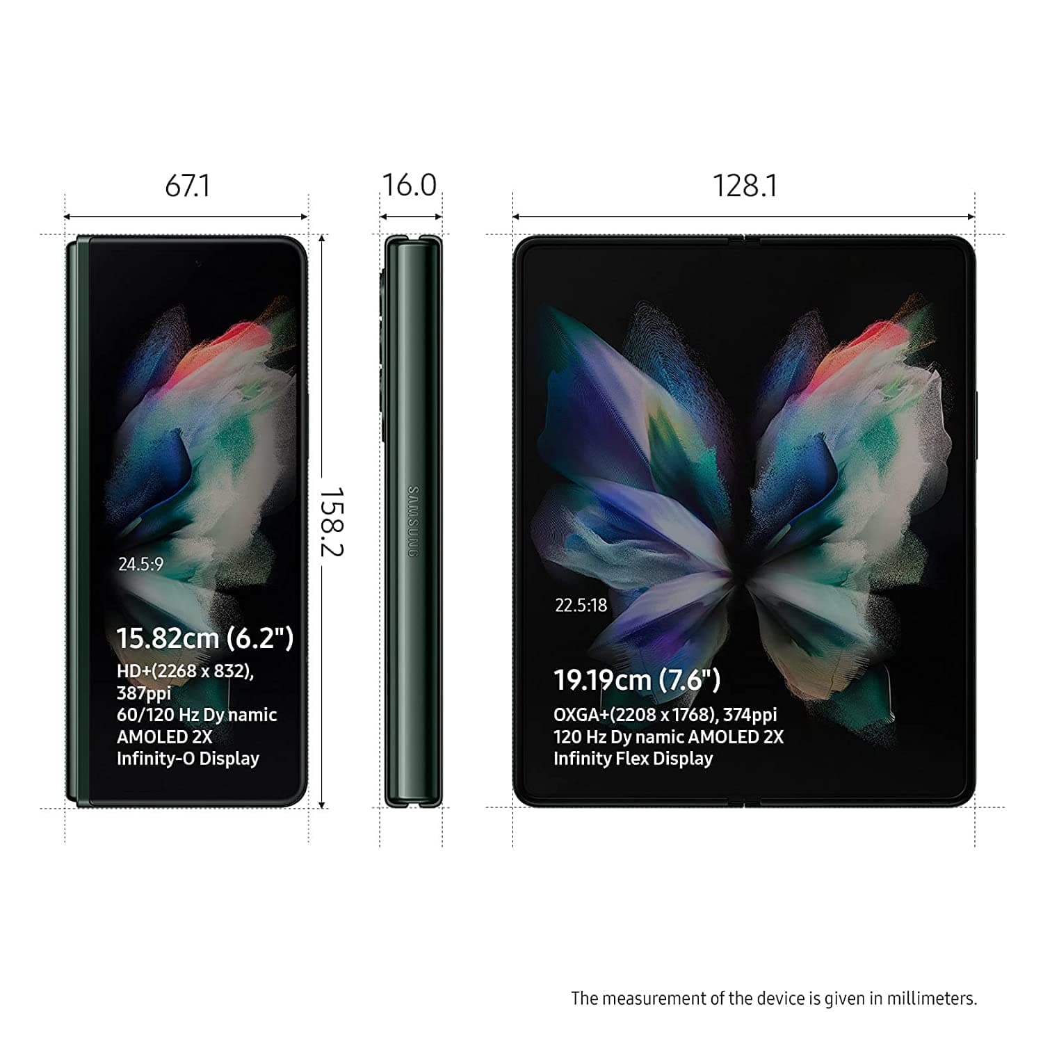 Samsung Galaxy Z Fold 3 12GB RAM 256 STORAGE 14