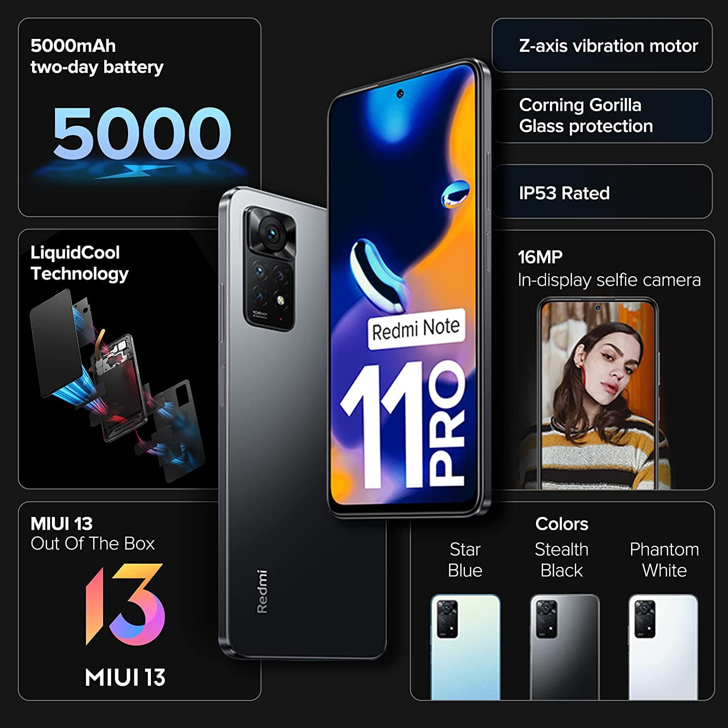 Redmi Note 11 Pro 4G 8GB RAM With 128GB Storage 11