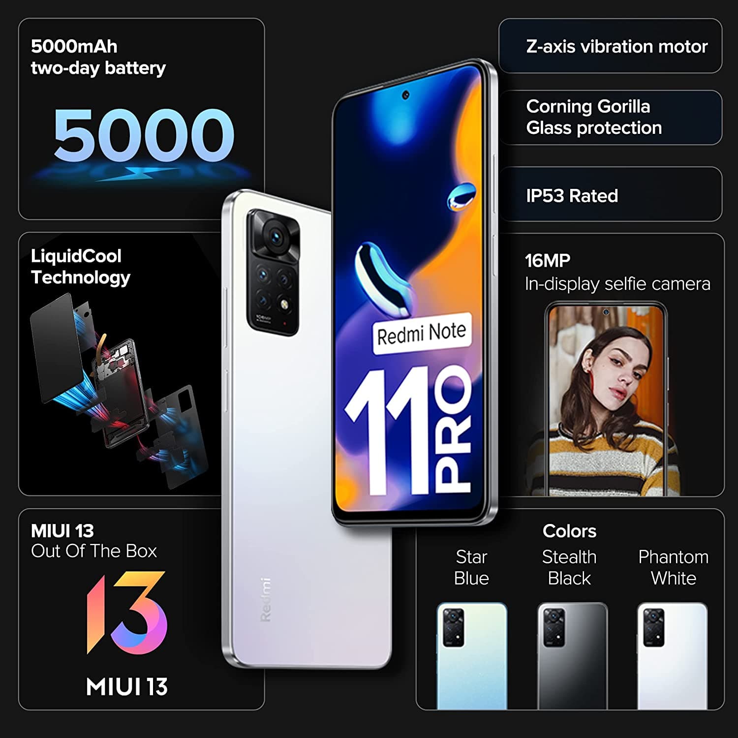 Redmi Note 11 Pro 4G 8GB RAM With 128GB Storage 7