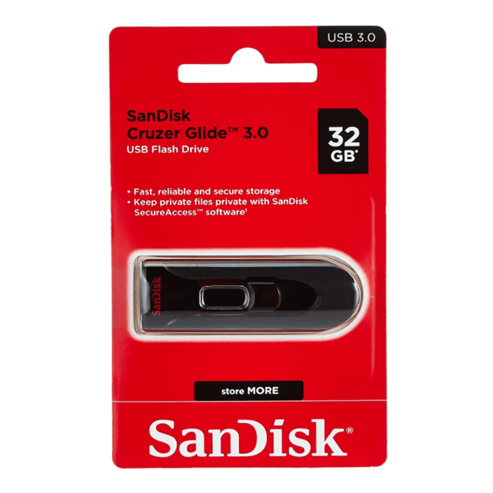 Sandisk Pendrive 32GB Cruzer Glide 3.0 USB Flash Drive