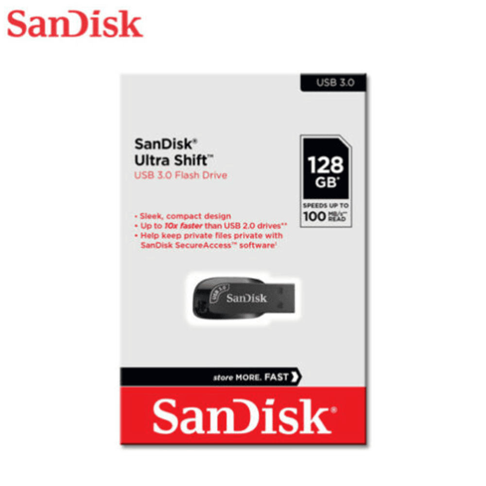 Sandisk  Pendrive 32GB Ultra Shiftâ„¢ USB 3.0 Flash Drive 100MB/s ** Read Spead 2