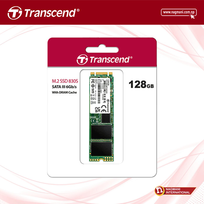 Transcend SATA III - MTS 830 M.2 - 128 GB - 6 gbps 2