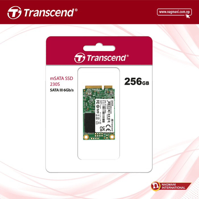 Transcend MSA230 - mSATA, 256 GB 2