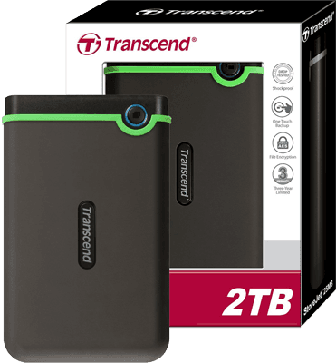 Portable Hard Drive 2 TB Transcend / External Hard 1
