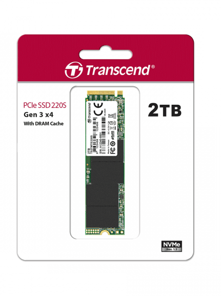 Transcend PCIe NVMe M.2 SuperSpeed SSD - 2 TB 1