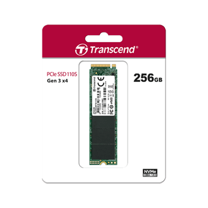 Transcend PCIe NVMe M.2 SuperSpeed SSD - 256 GB 1