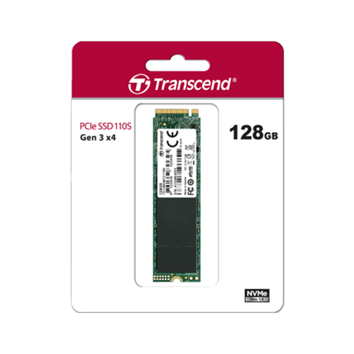 Transcend PCIe NVMe M.2 SuperSpeed SSD - 128 GB 1