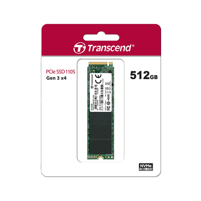 Transcend PCIe NVMe M.2 SuperSpeed SSD - 512 GB 1