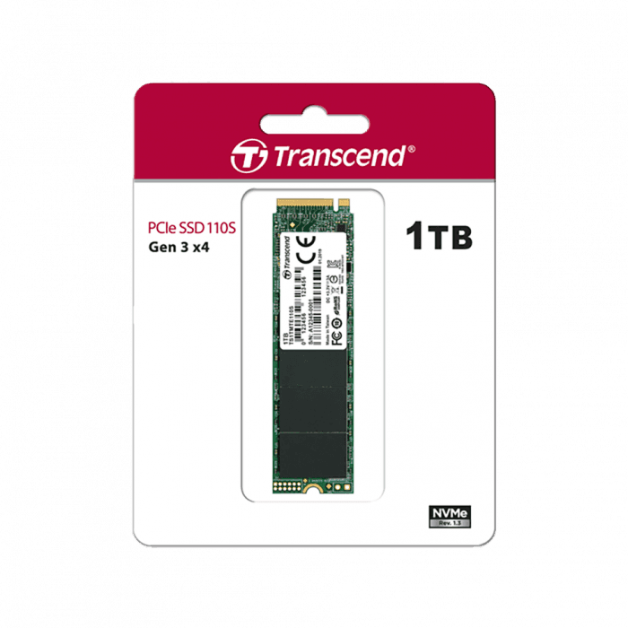 Transcend PCIe NVMe M.2 SuperSpeed SSD - 1TB 1