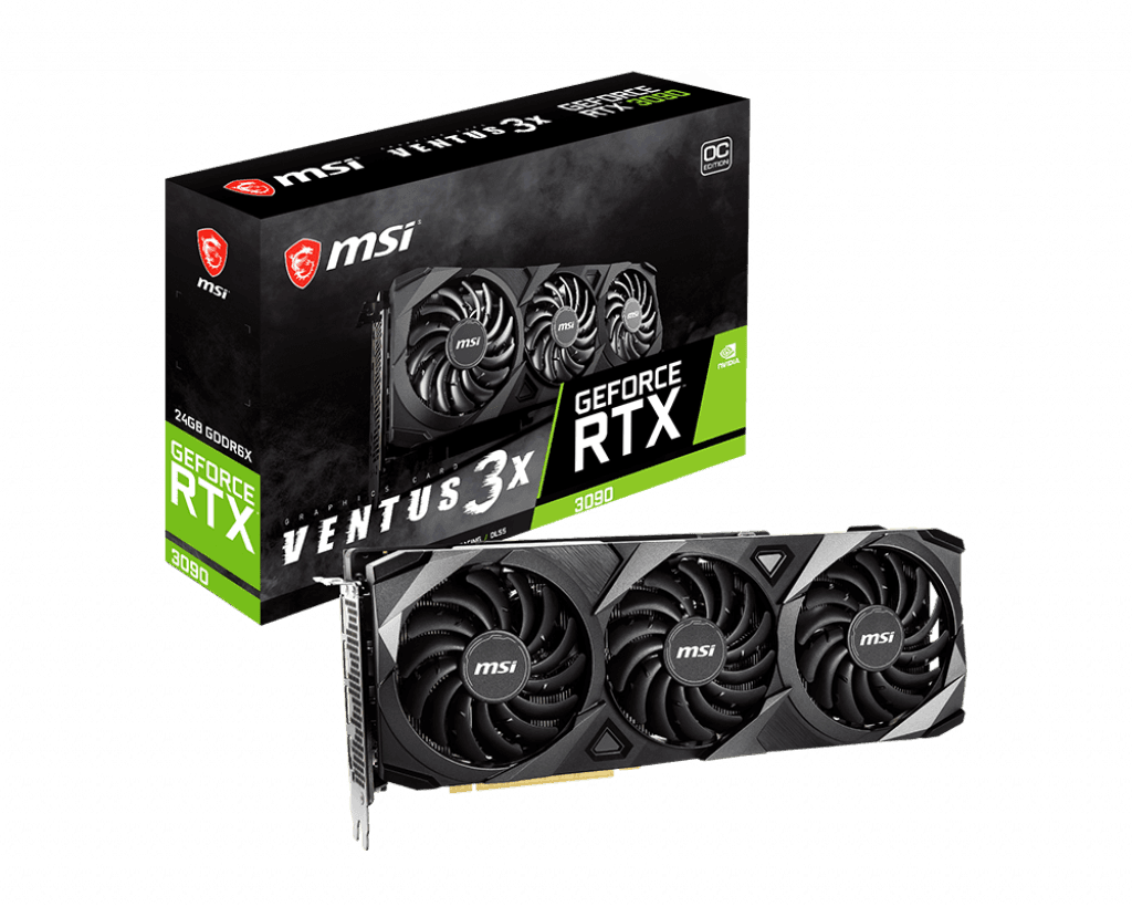 MSI GeForce RTX 3090 VENTUS 3X 24G OC