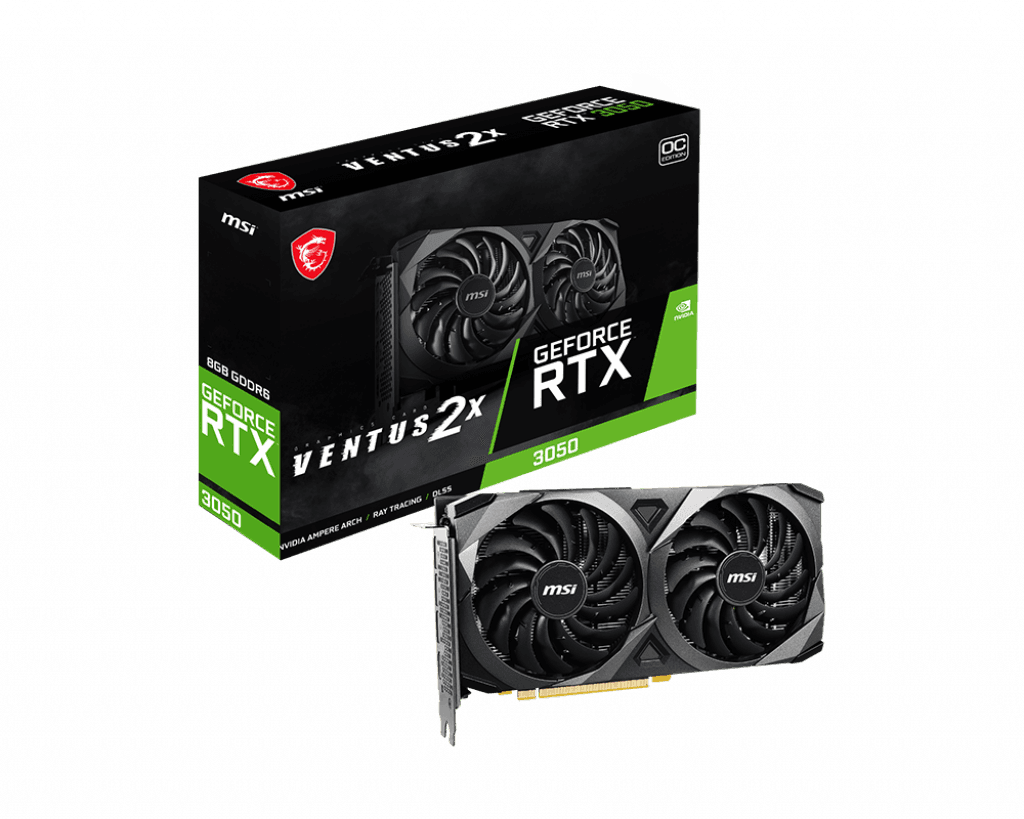 MSI GeForce RTX 3050 Ventus 2X 8G OC