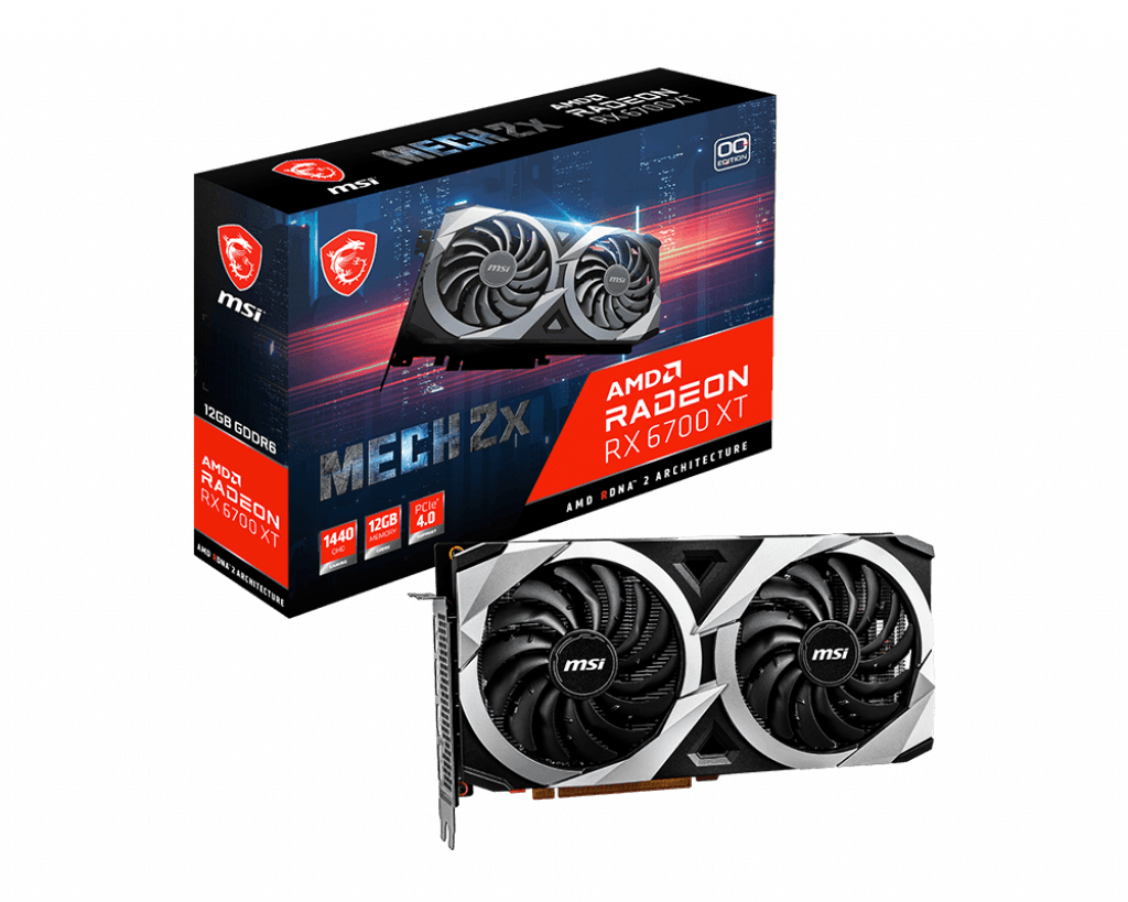 MSI Radeon RX 6700XT Mech 2X 12G OC