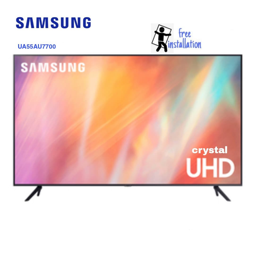 SAMSUNG UA55AU7700 55" Crystal UHD 4K Smart TV 2021 7