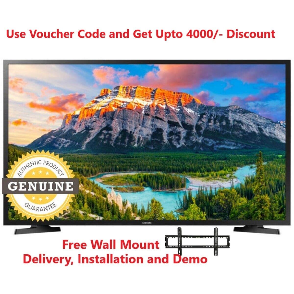 SAMSUNG UA43T5350 -43" Smart Full HD LED TV