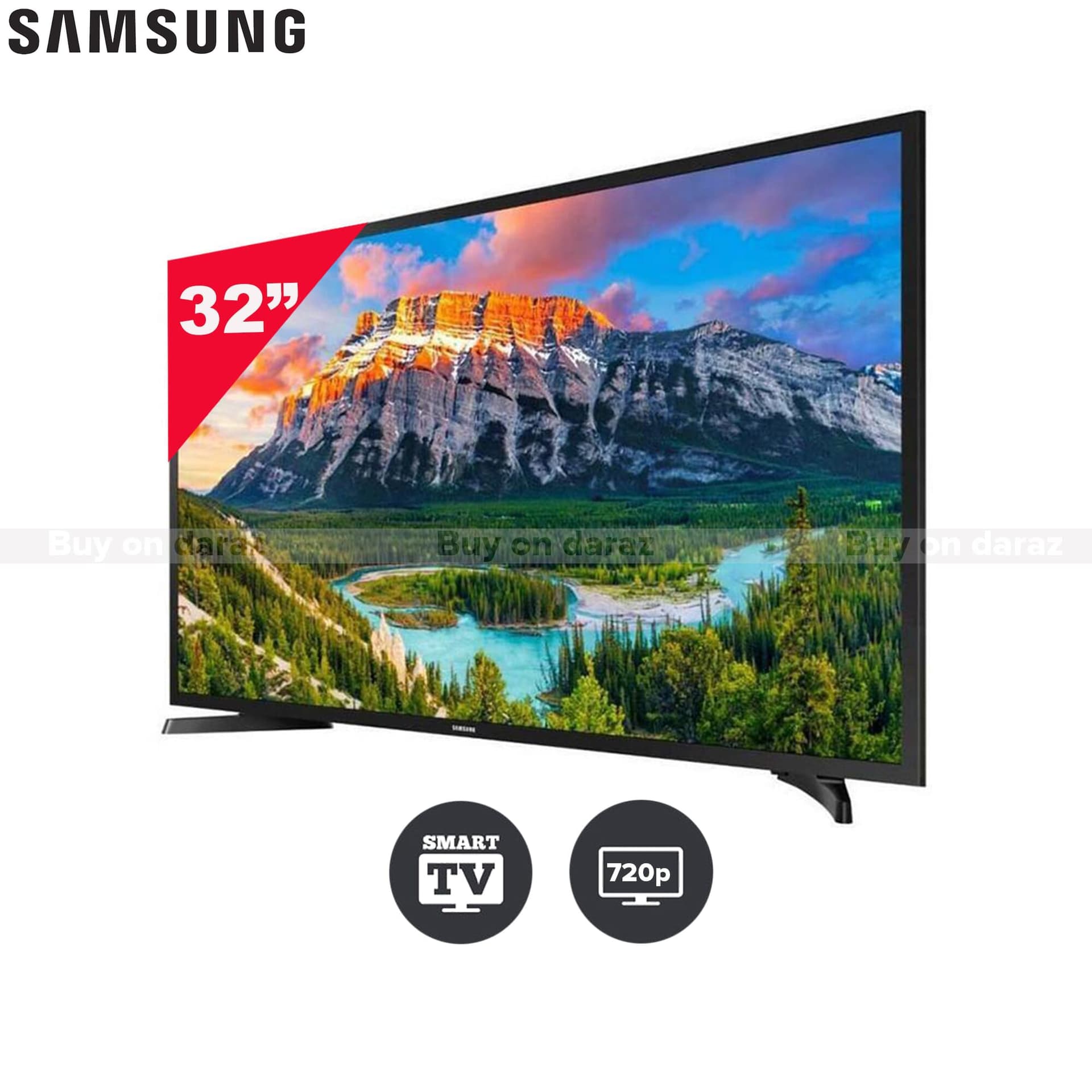 Samsung  Ua32N4010Arxhe 32" Hd Led Tv - Black
