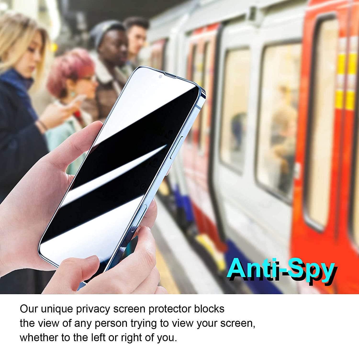 iPhone 13 Pro Screen Protector 9H Hardness Tempered Glass Privacy Anti-Spy 13 10Pcs 1