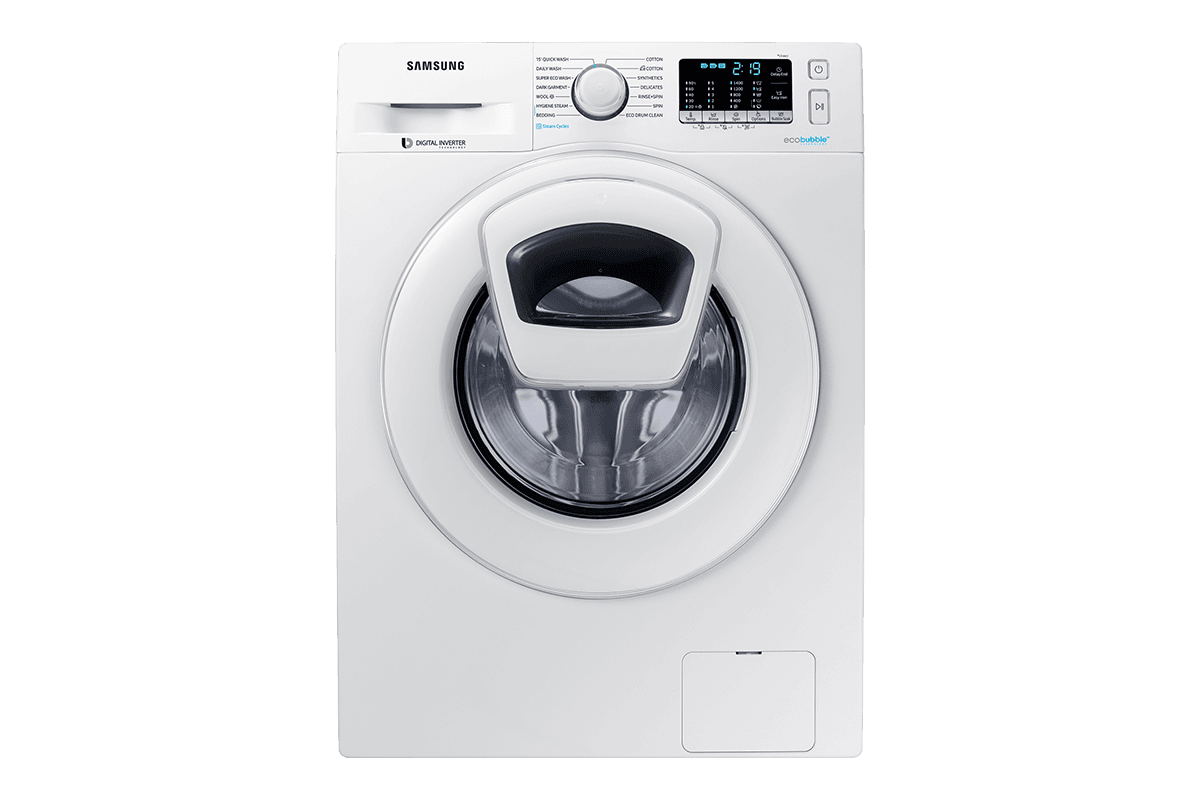 WW81K54E0WW Front Loading Eco Bubble Washer with 5 Star Energy Rating, 8kg