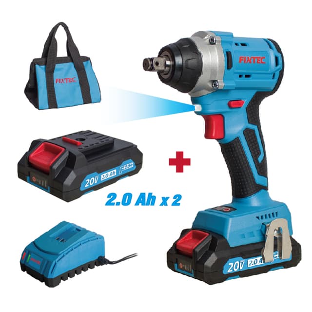 20V Cordless Brushless Impact Wrench Set