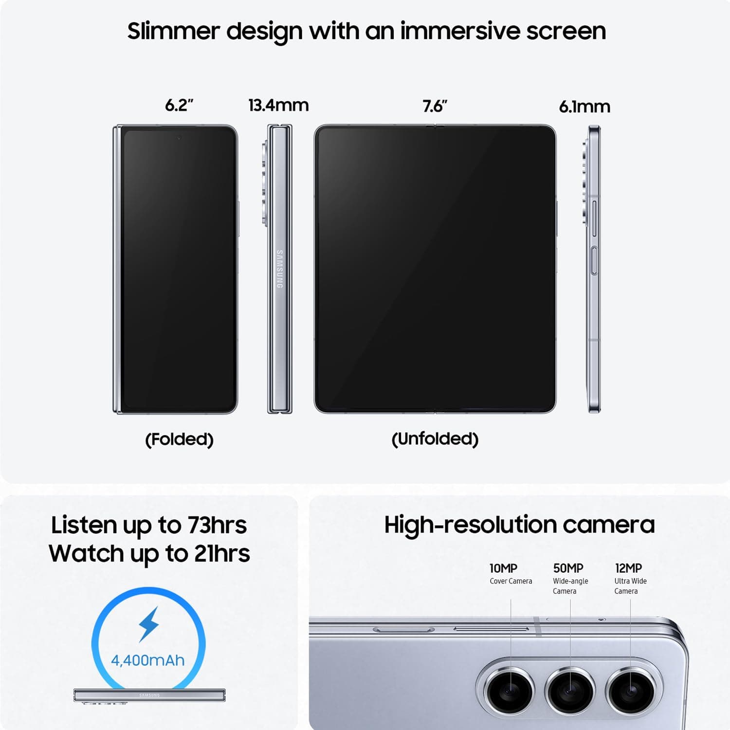 Samsung Galaxy Z Fold 5 12GB RAM / 256GB 10