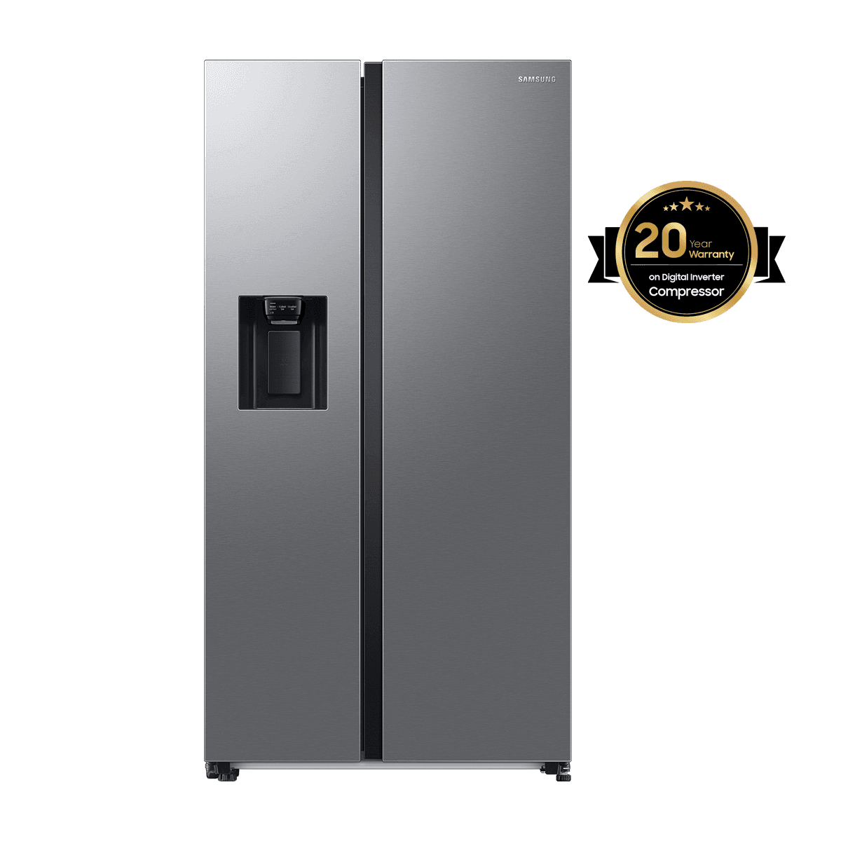 RS78CG8543SLIM Samsung Side-by-Side Refrigerator with Smart Conversion, 633L