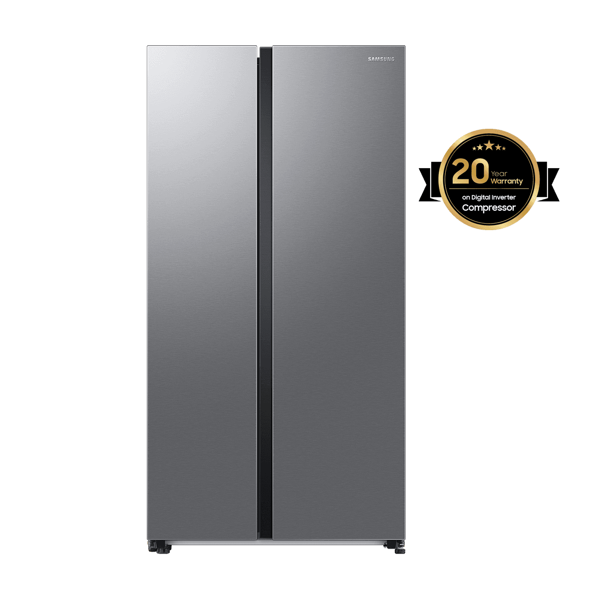 RS76CG8113SLIM Samsung Side-by-Side Refrigerator with Smart Conversion, 653L