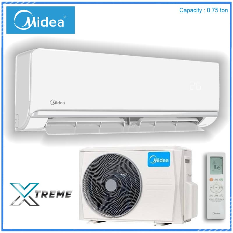 Midea Wall Mounted 0.75 ton Air Conditioner (Xtreme Series)