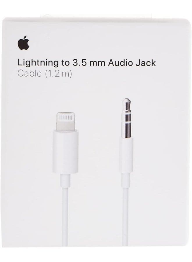 Apple Lightning to 3.5 mm Audio Cable m White