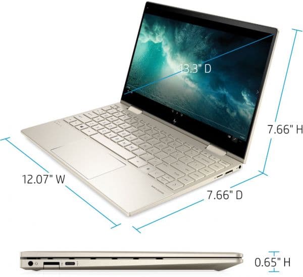 HP Envy x360 13M i7 11th Gen / 8GB RAM / 512GB SSD / 13.3" FHD 3 2