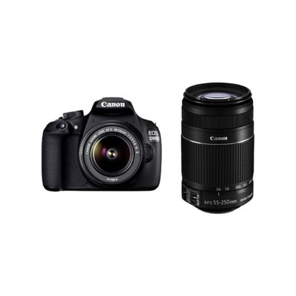 Canon EOS 1200D With 18-55mm + 55-250mm Lens