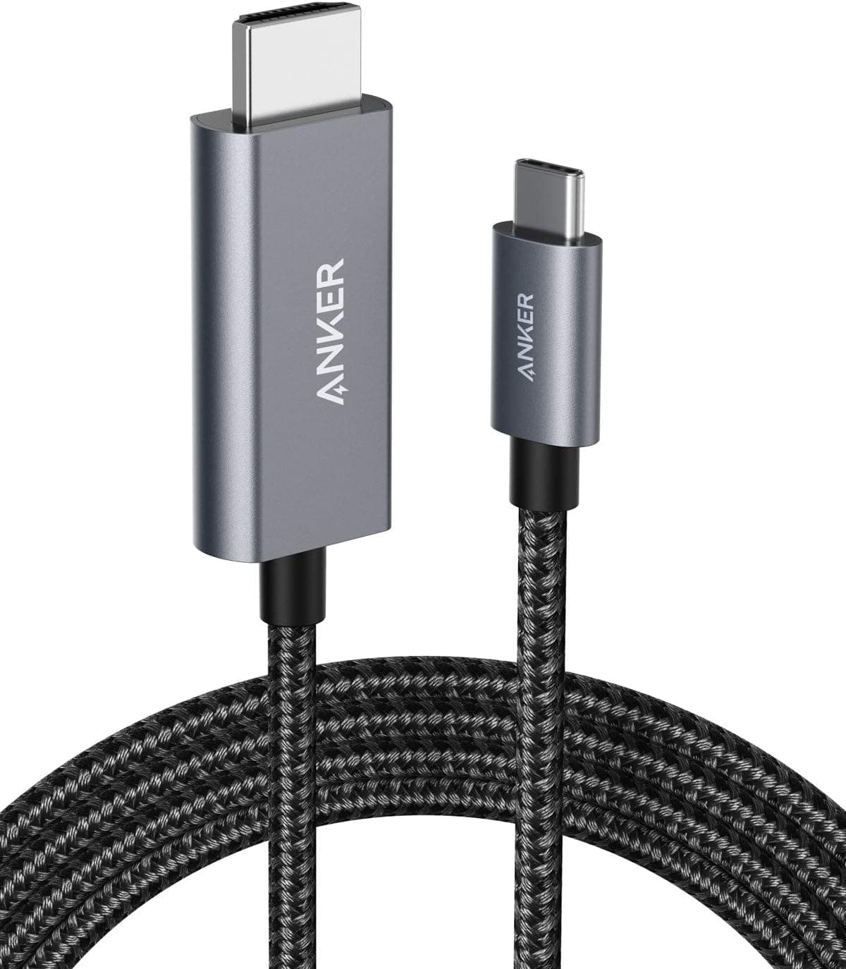 Anker USB C to HDMI Cable for Home Office 6ft 4K 60hz Nylon Braided