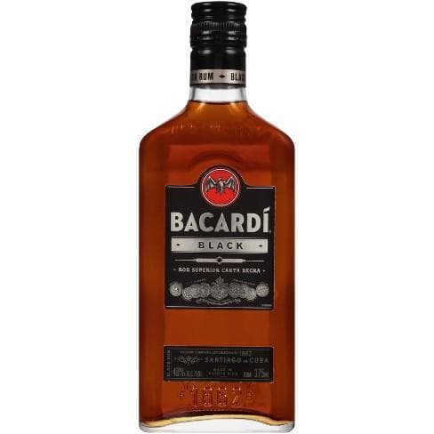 BACARDI BLACK RUM 375 ML
