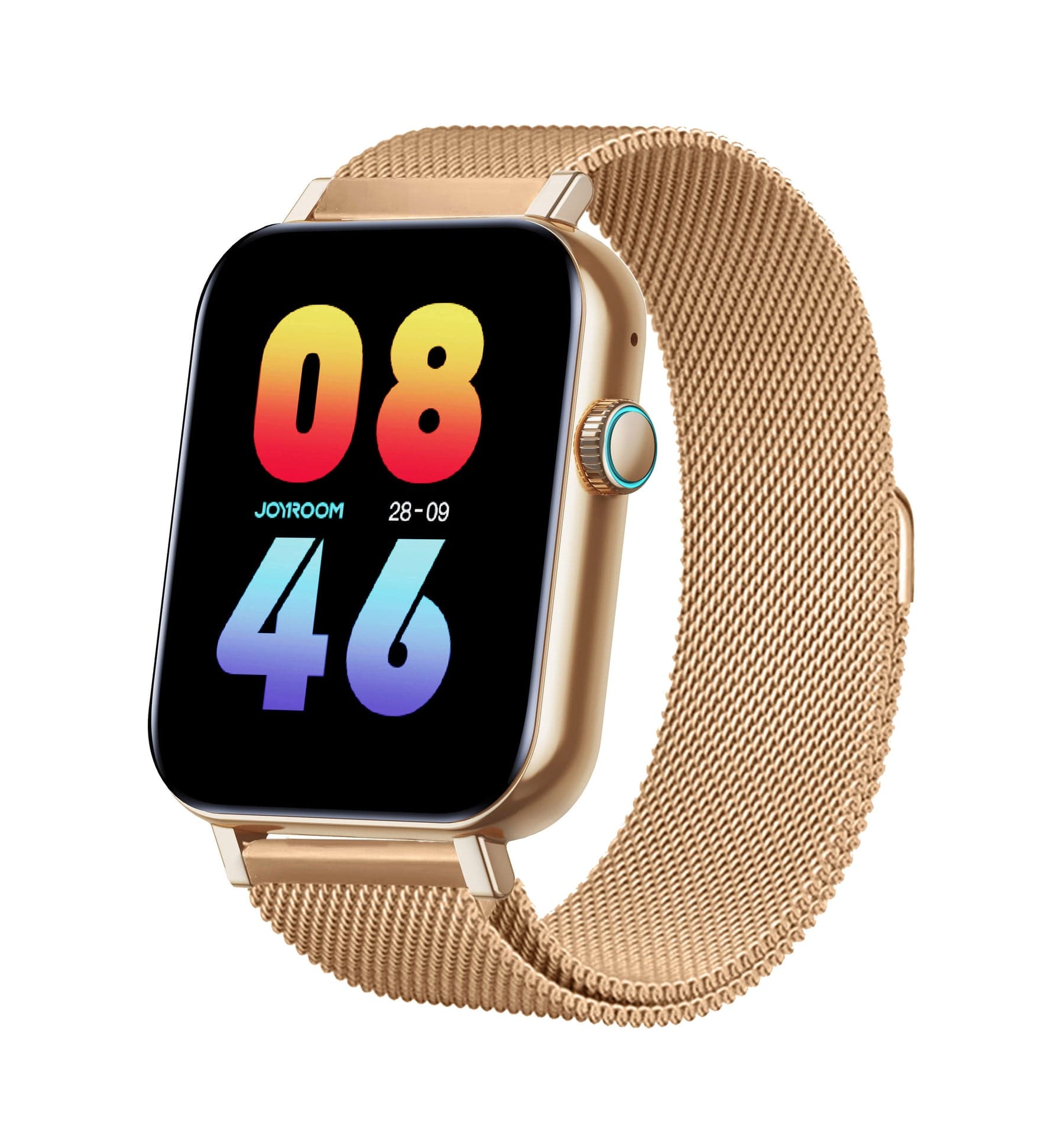 Joyroom JR-FT5 New Color Waterproof IP68 Smartwatch With Silicone Black Strap Answer/Make Call