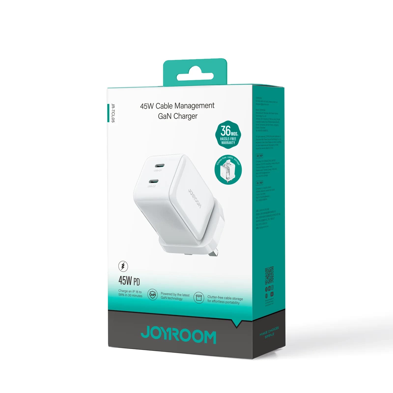 Joyroom JR-TCL05 45W GaN Charger 1