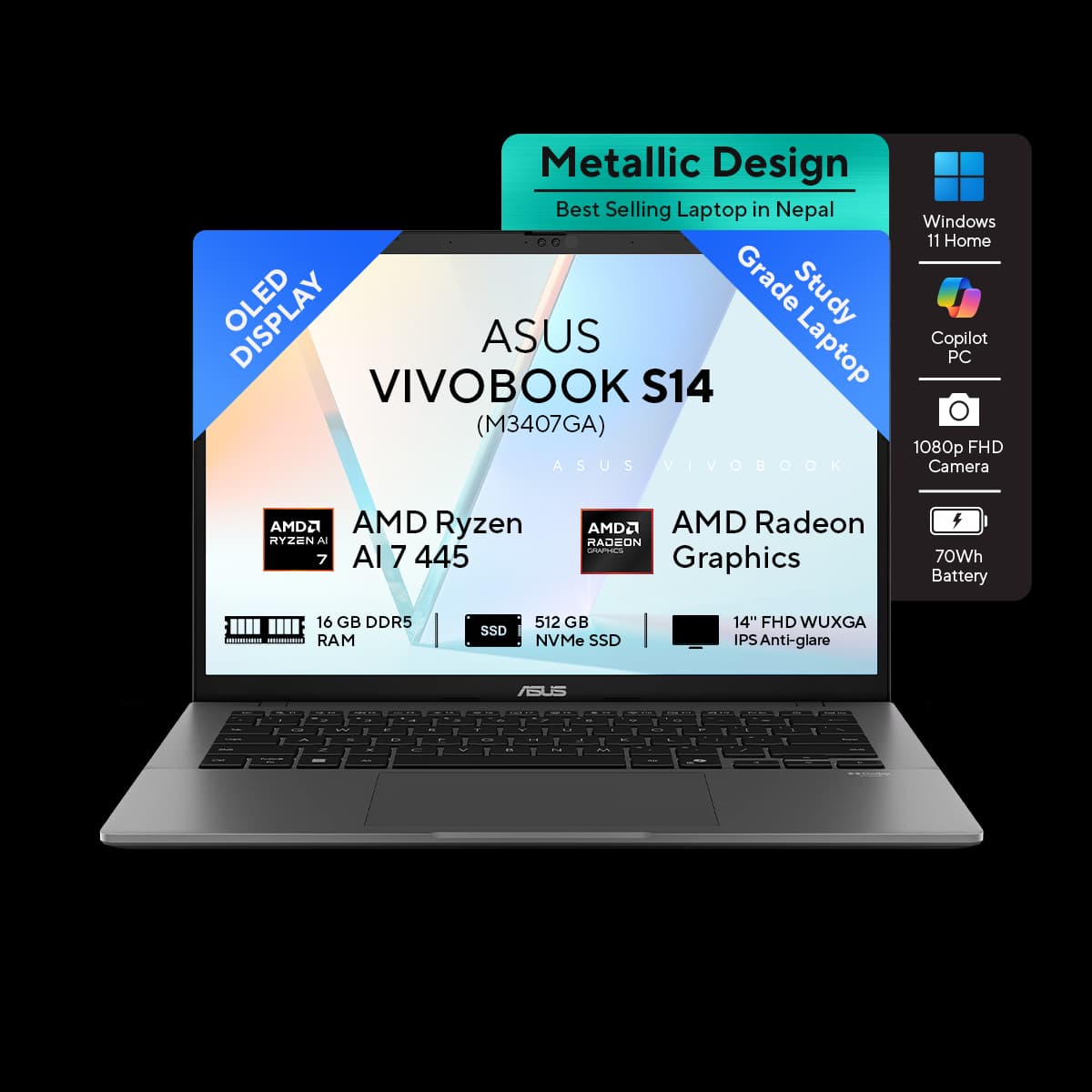 asus_vivobook_s14_m3407ga front with stickers