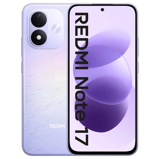 redmi note 17 4g violet front side