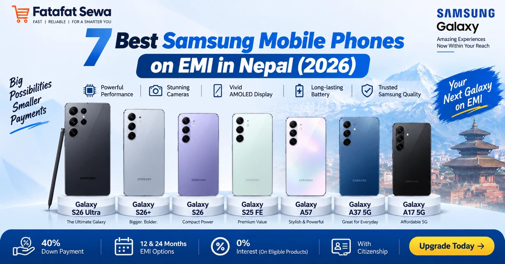 7 best mobile on EMI of Samsung Mobile