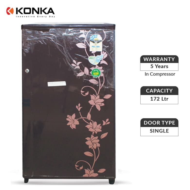 467AD491ABEF94D-Konka Refrigerator 172 Ltrs Single Door (19 KCLTRRFDS)
