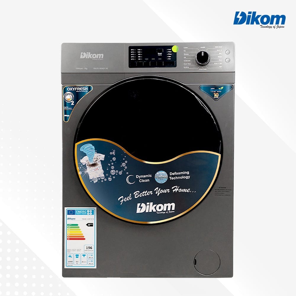 Dikum Front Load Washing Machine- 9KG TBG90-14DK23-1K