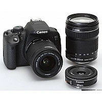 Canon EOS 700D with (EF S18 - 55 mm IS II and EF S55 - 250 mm IS