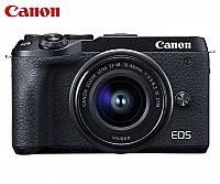 Canon EOS M6 Mark II Mirrorless DSLR Camera With EF-M 15-45mm IS