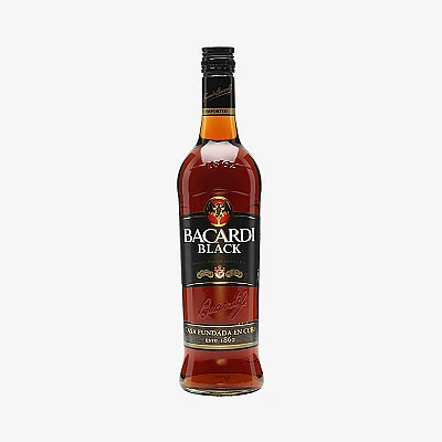 BACARDI BLACK RUM 180 ML - Buy Online at Best Price